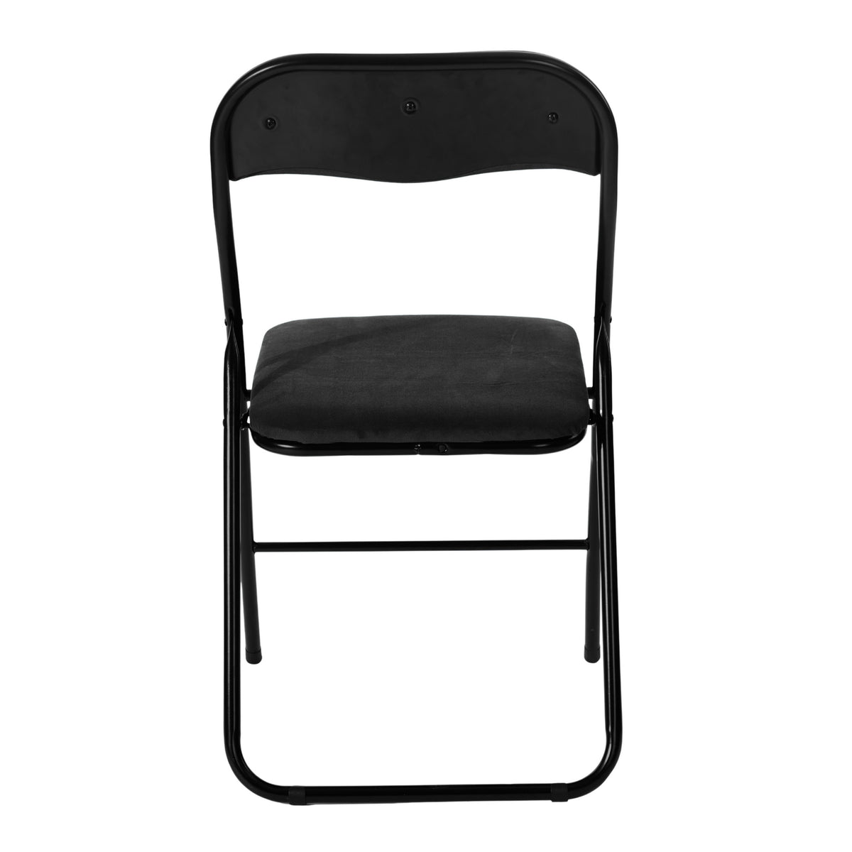 Modern Folding Chair, Soft Cushion, Space-Saving - MANGO BK BLACK