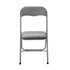 Modern Velvet Gray Folding Chair – MANGO BK GRAY