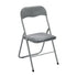 Modern Velvet Gray Folding Chair – MANGO BK GRAY