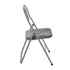 Modern Velvet Gray Folding Chair – MANGO BK GRAY