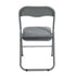 Modern Velvet Gray Folding Chair – MANGO BK GRAY
