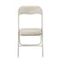 Modern Folding Chair, Soft Cushion Seat - MANGO FOLDING CHAIR OFF-WHITE
