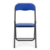 Modern Folding Steel Chair, Cushioned Seat – MANGO BLUE FM
