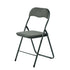 Modern Corduroy Folding Chair, Metal Frame - MANGO CORDUROY GREEN