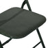 Modern Corduroy Folding Chair, Metal Frame - MANGO CORDUROY GREEN