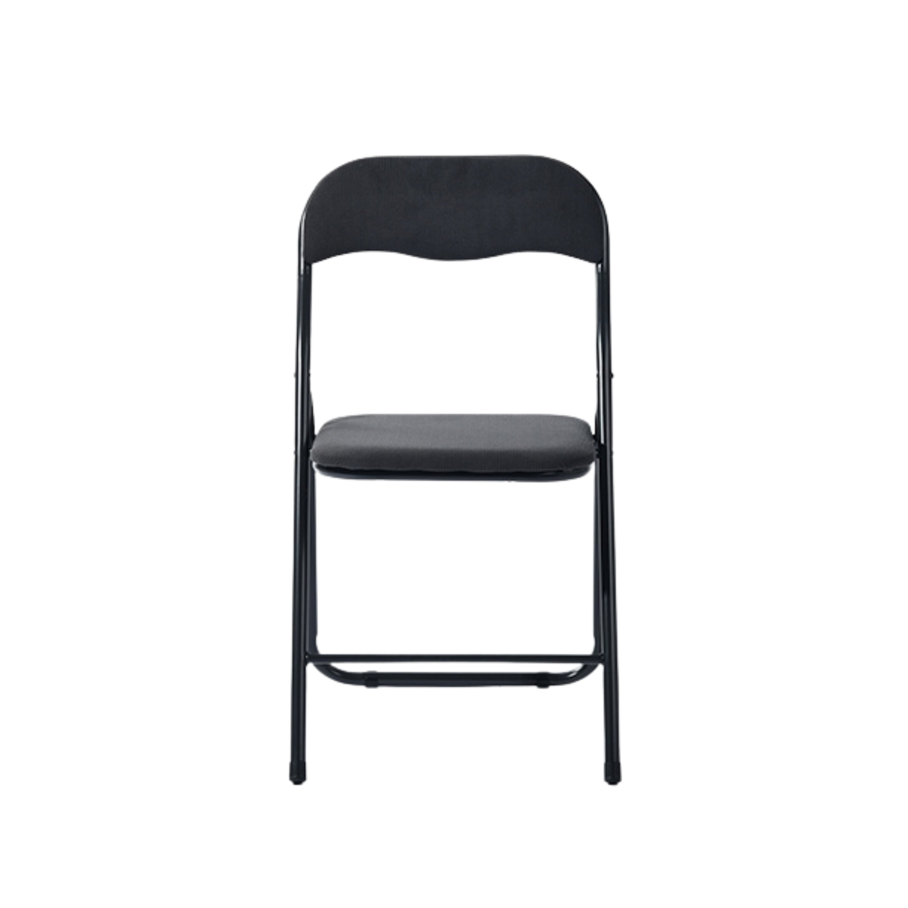Modern Corduroy Folding Chair, Metal Frame - MANGO CORDUROY GREY