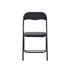 Modern Corduroy Folding Chair, Metal Frame - MANGO CORDUROY GREY