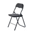 Modern Corduroy Folding Chair, Metal Frame - MANGO CORDUROY GREY