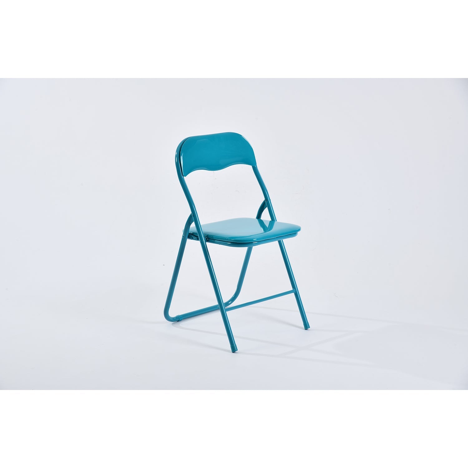 MANGO HIGH GLOSS PVC BLUE 6PCS – Blue Folding Chair