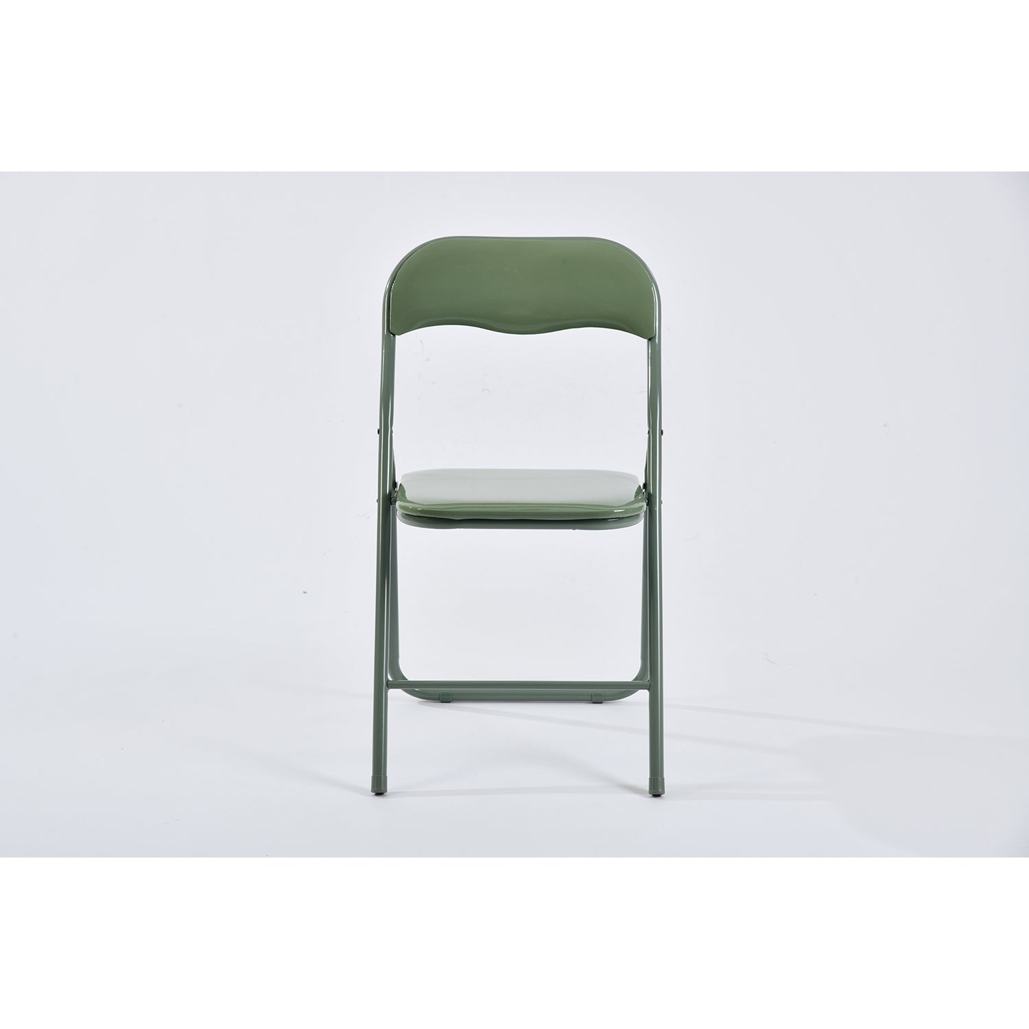 mango high gloss pvc green 6pcs - green folding chair - folding pvc chair for events or indoor