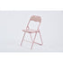 MANGO HIGH GLOSS PVC PINK 6PCS – Blush Folding Chair