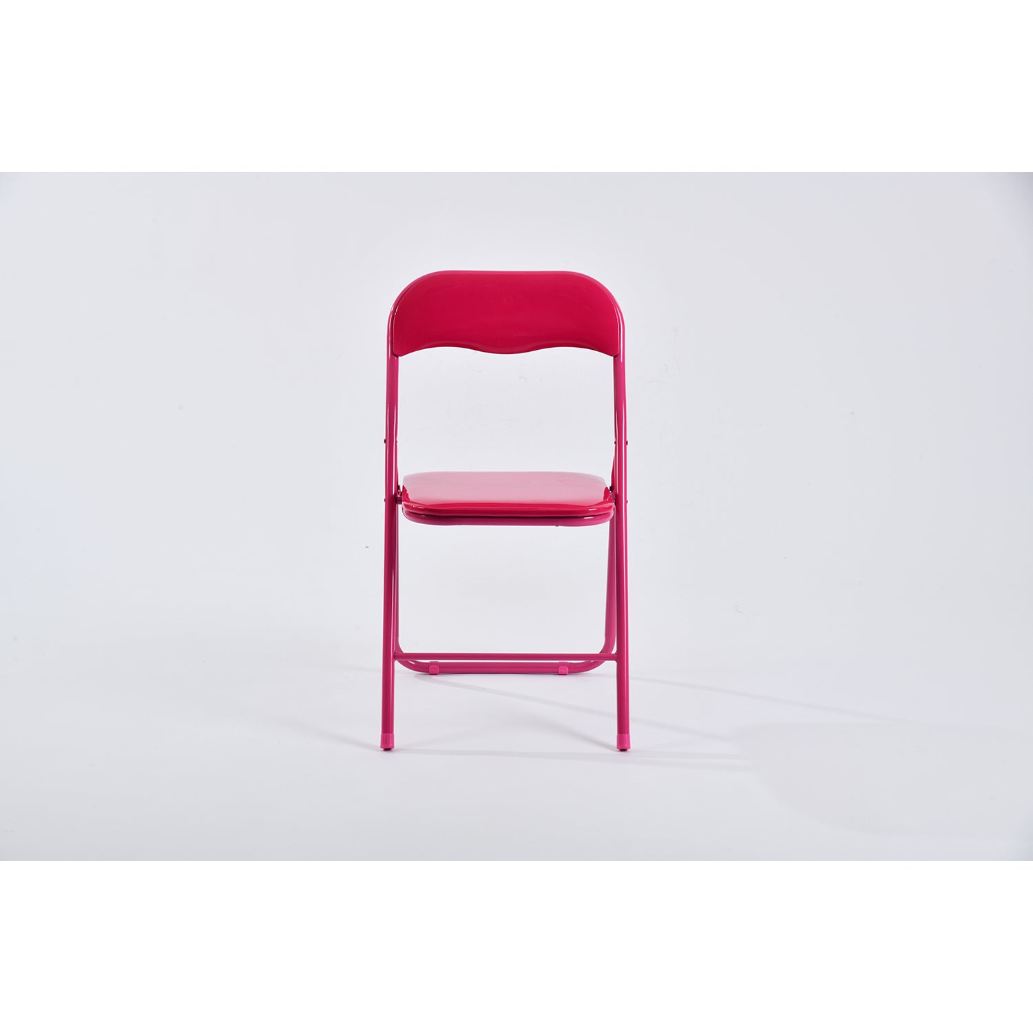 mango high gloss pvc red 6pcs - black folding chair - folding pvc chair for events or indoor