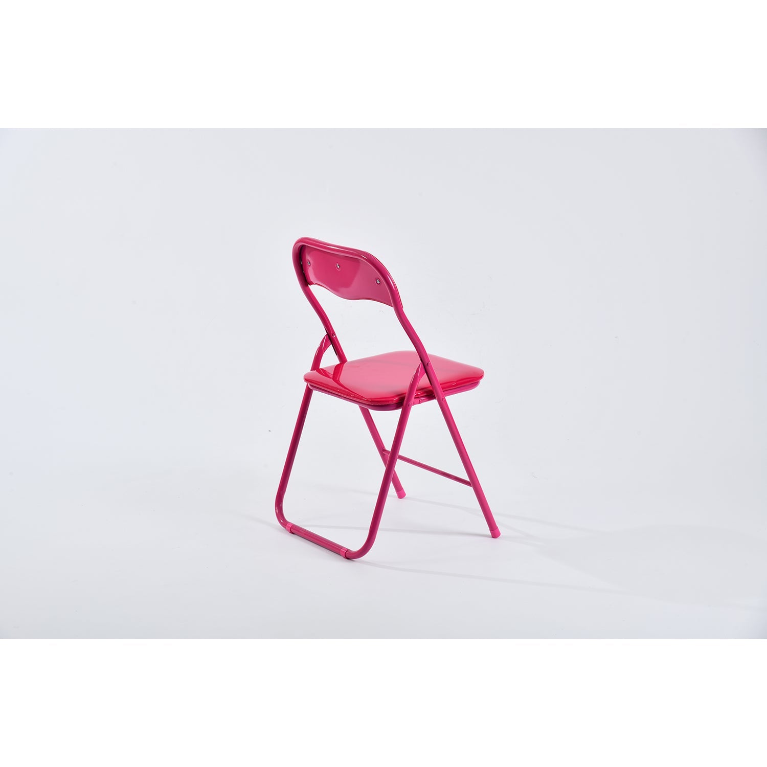 MANGO HIGH GLOSS PVC RED 6PCS – Black Folding Chair