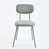 mannis bar - green barstool - upholstered compact seating or footrest
