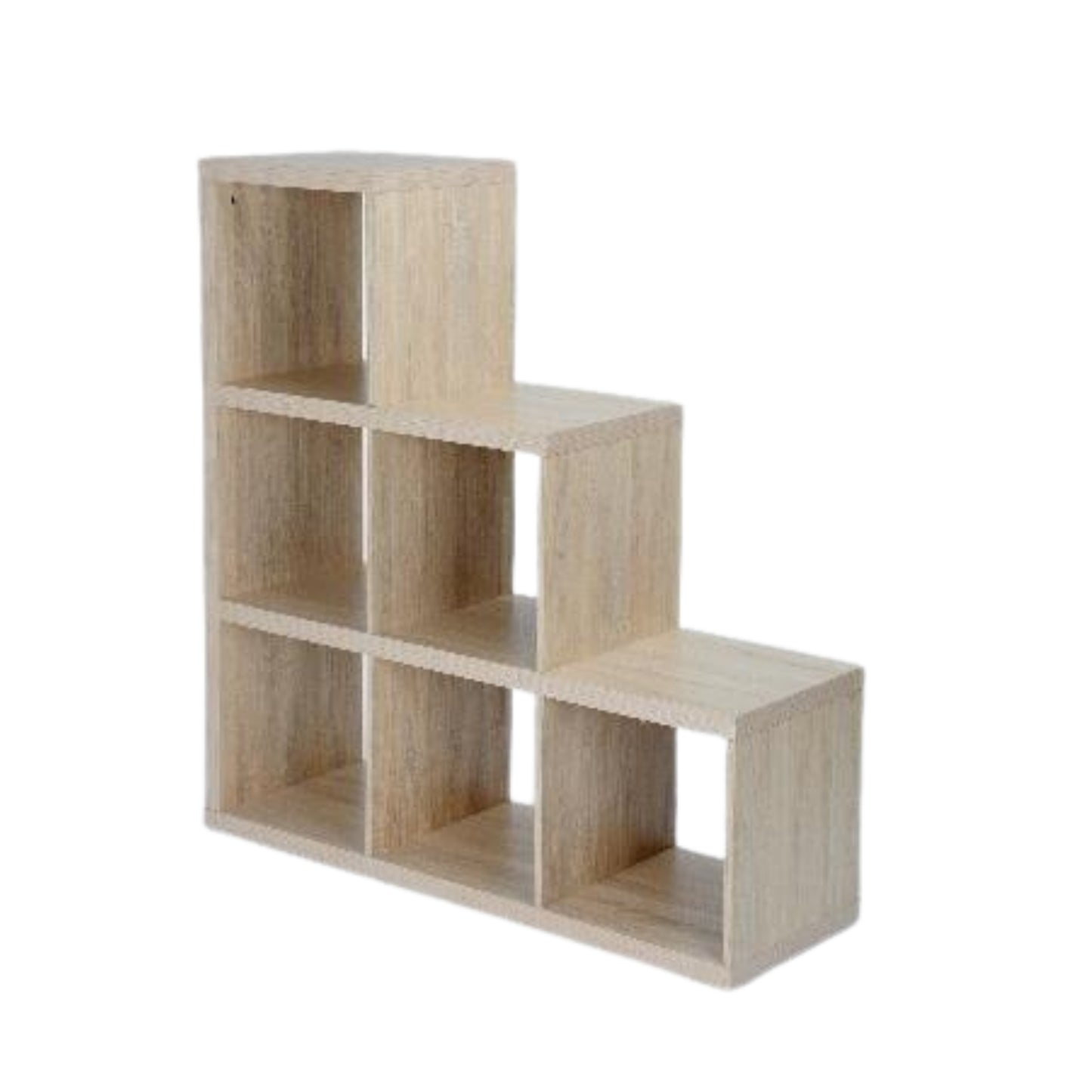 Modern Ladder Shelf, Wood Melamine Finish - MARGE WOOD MELAMINE
