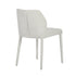 Modern Minimalist Fabric Dining Chair - MATHON BEIGE