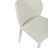 Modern Minimalist Fabric Dining Chair - MATHON BEIGE