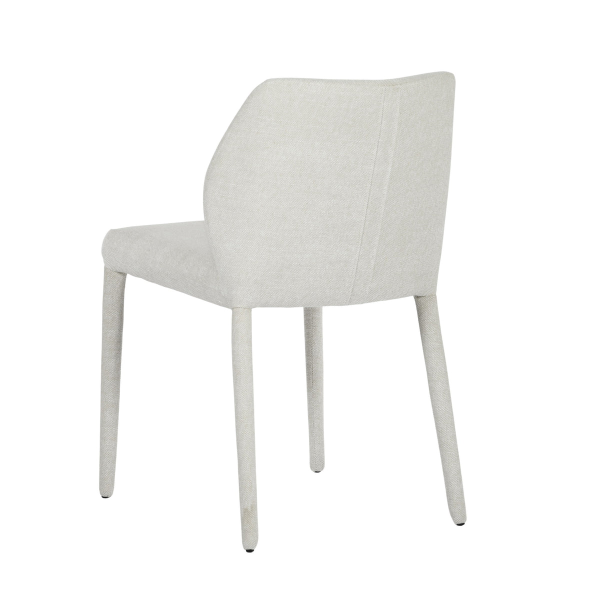 Modern Minimalist Fabric Dining Chair - MATHON BEIGE