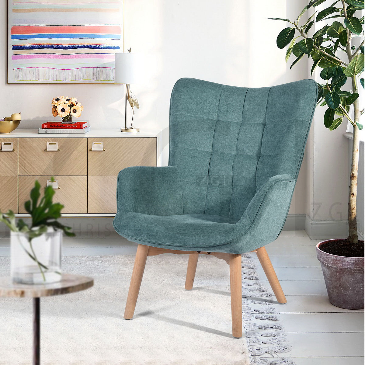 Matisse Fabric Accent Chairs