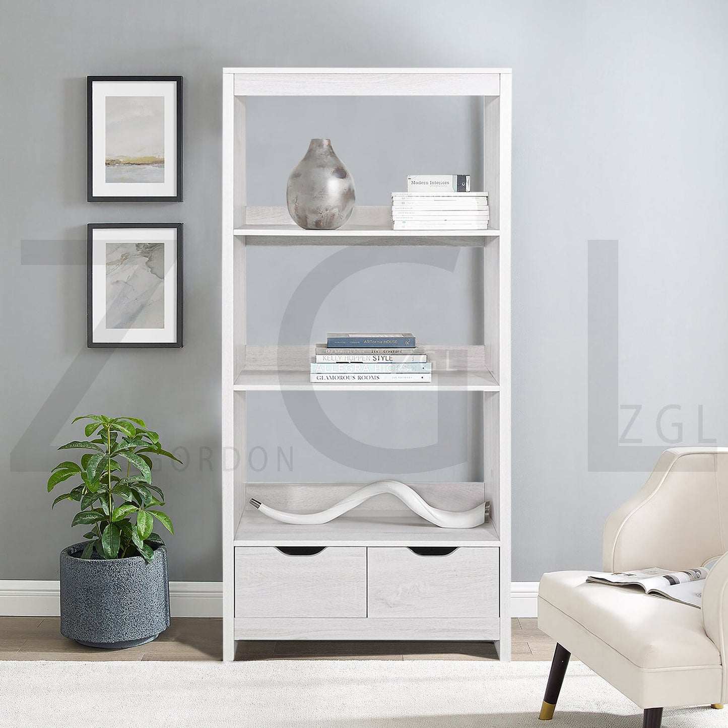 Mcgill Three Shelf Bookcases