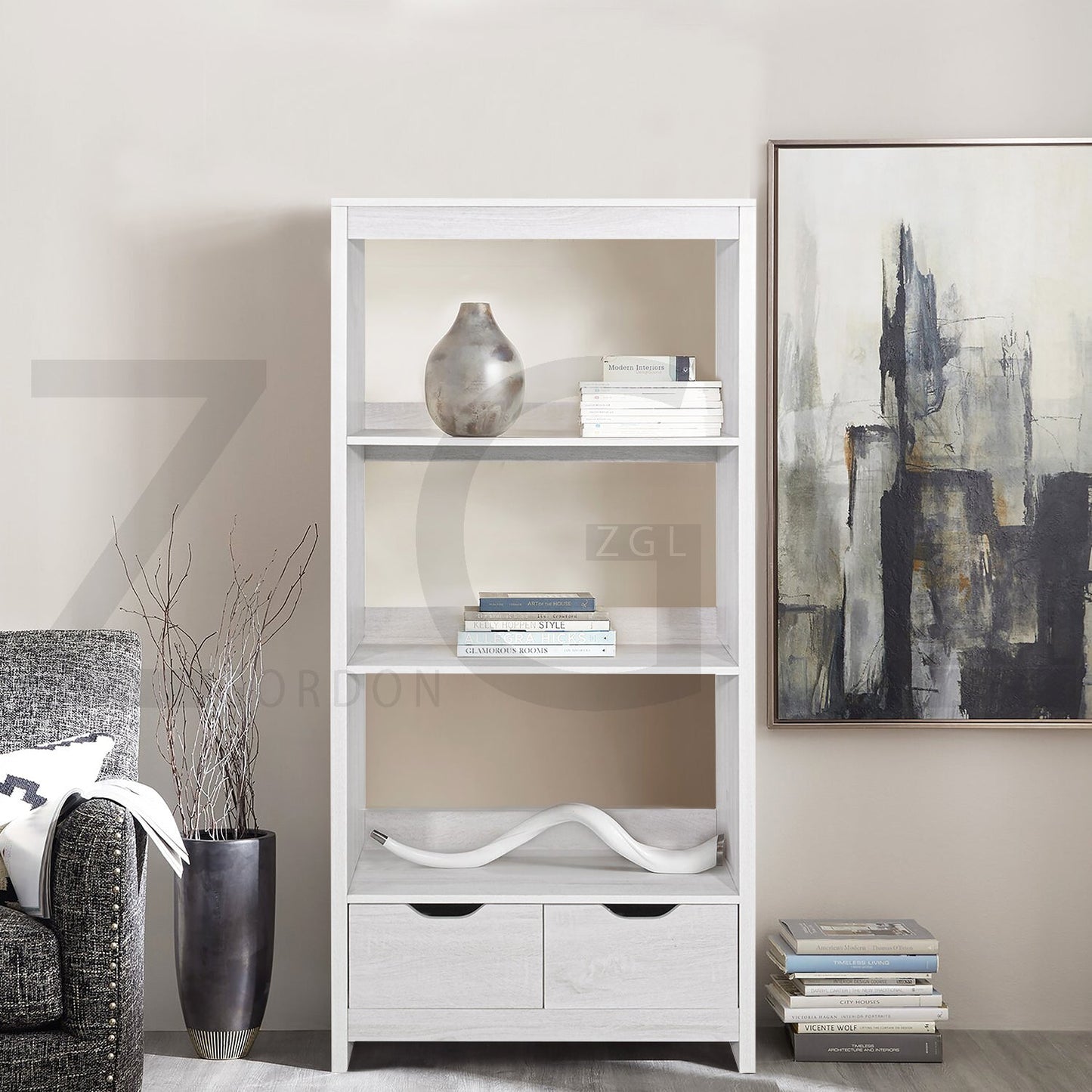 Mcgill Three Shelf Bookcases