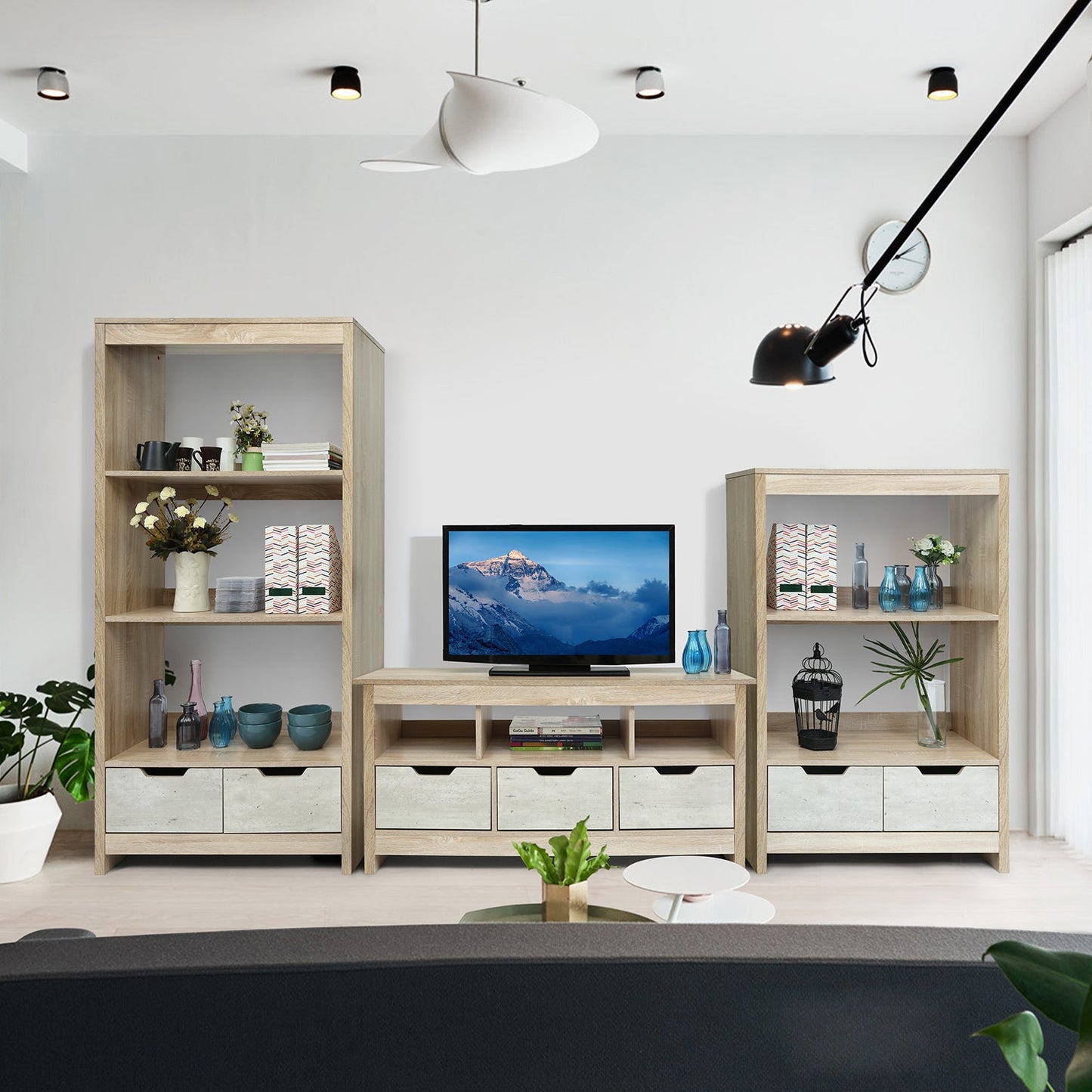 Mcgill Three Shelf Bookcases