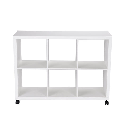 Modern Modular Shelf, White MDF Finish - MEDUSA WHITE