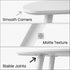 Modern Semiellipse Dining Table, MDF & Steel - MENNO