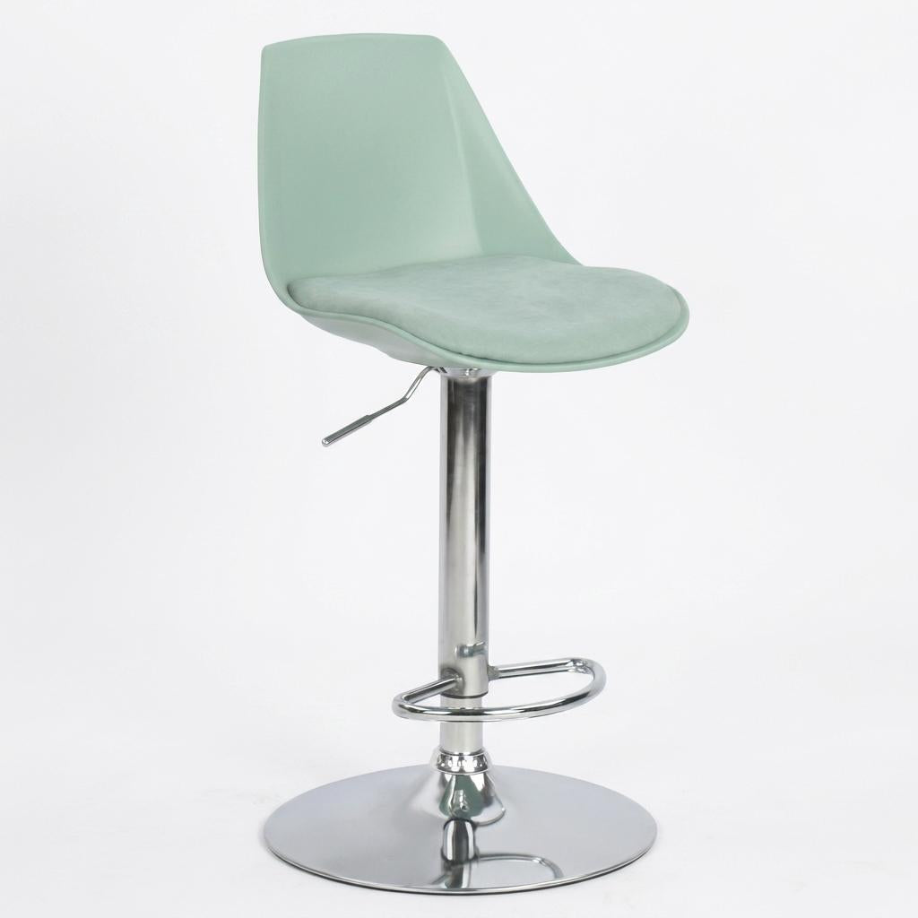 Modern Green Bar Stool, PP Mesh Fabric Adjustable - MERIEH GREEN