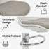 Modern Grey Bar Stool, Adjustable PP Fabric - MERIEH GREY