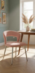 Modern Dining Accent Chair, Sleek Design - MIKOQ