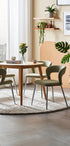 Modern Dining Accent Chair, Sleek Design - MIKOQ