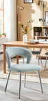 Modern Dining Accent Chair, Sleek Design - MIKOQ