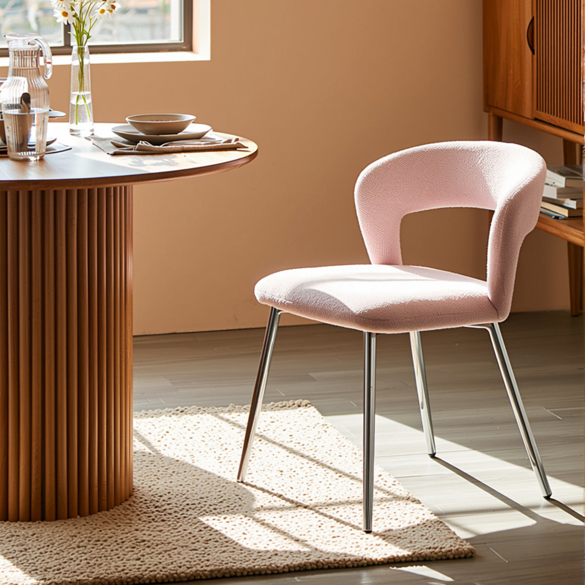 Modern Dining Accent Chair, Sleek Design - MIKOQ