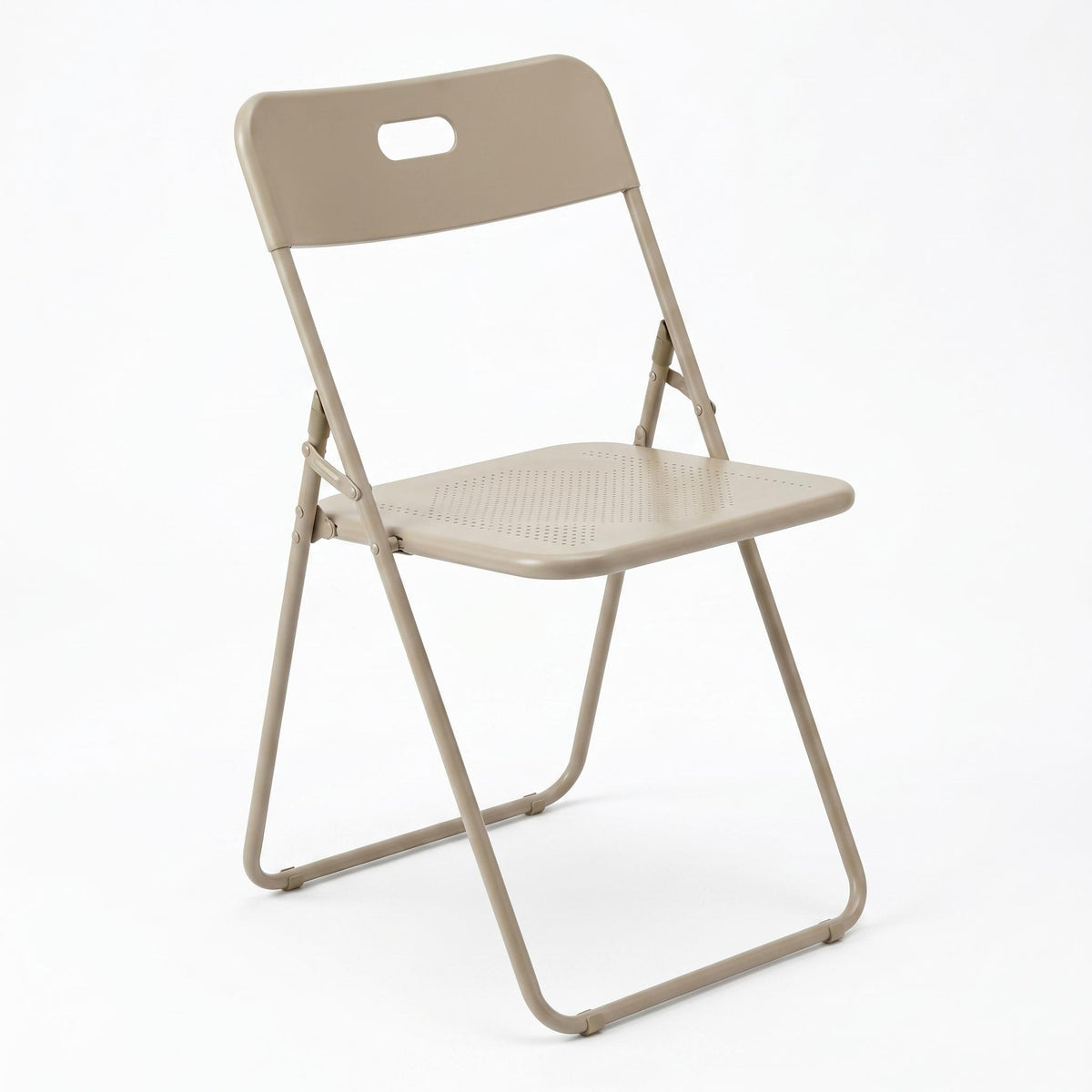 Modern Folding Metal Chair, Clay Grey – MIMOSA CLAY GREY