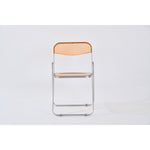 mimosa crystal - clear folding chair - folding pvc chair for events or indoor