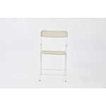 mimosa full holes - ivory folding chair - folding pvc chair for events or indoor