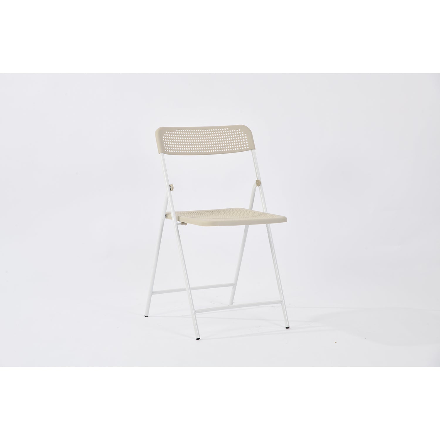 MIMOSA FULL HOLES – Ivory Folding Chair