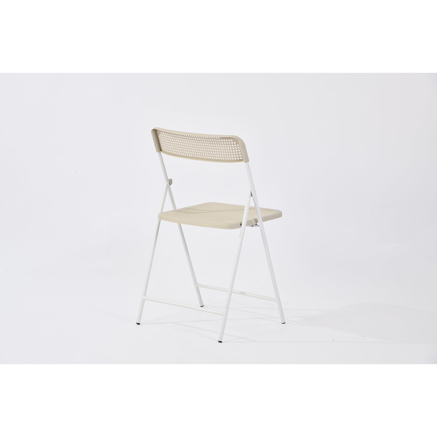 MIMOSA FULL HOLES – Ivory Folding Chair