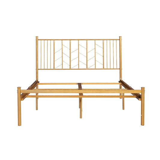 Miye  Metal Golden Bedframe