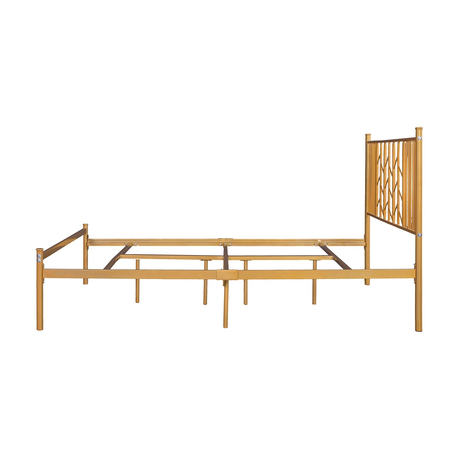 Miye  Metal Golden Bedframe