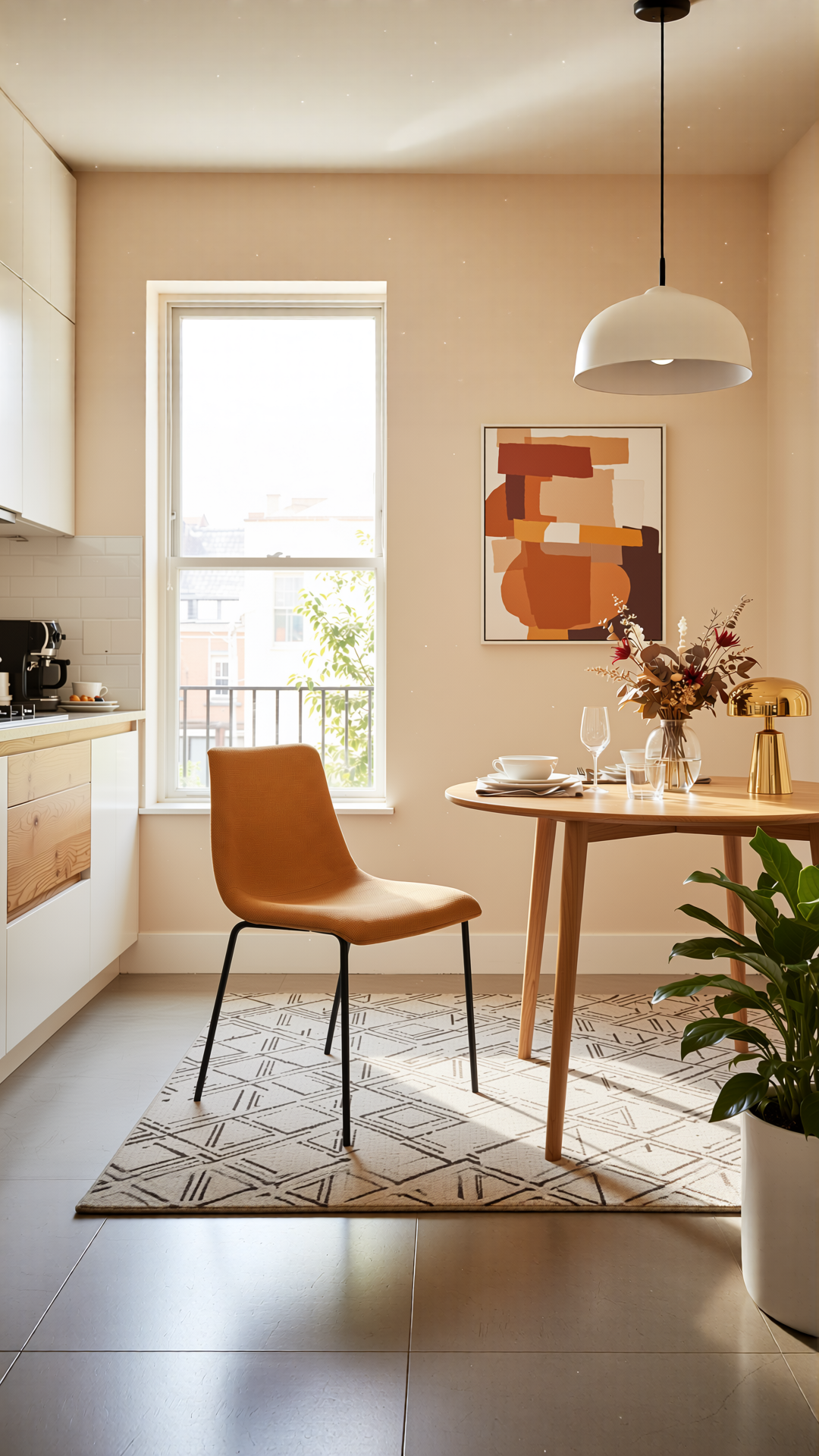 Modern Dining Chair, Space-Saving Design - MONGO 1