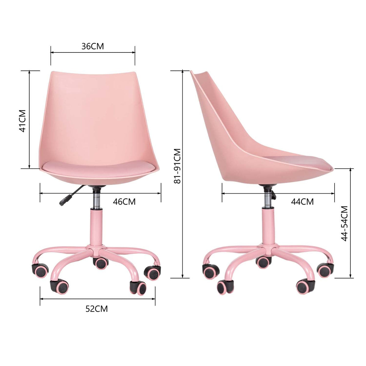 Moorish Plastic Office Chair