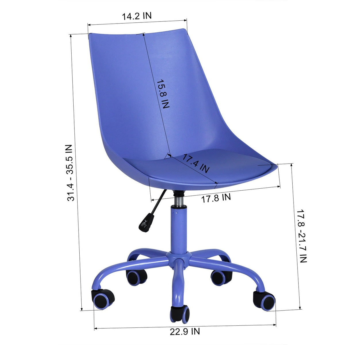 Moorish Plastic Office Chair