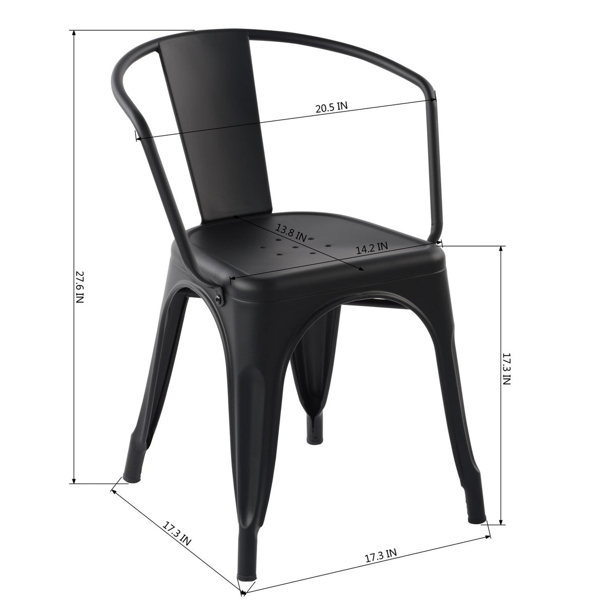 Mosan Metal  Dining Chair