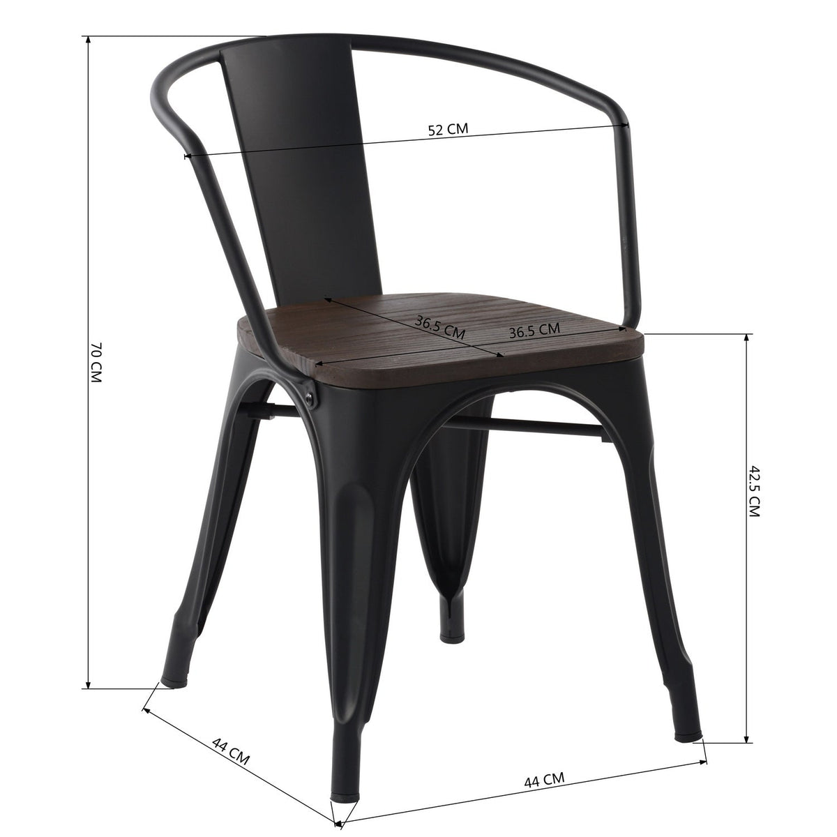 Mosan Metal  Dining Chair