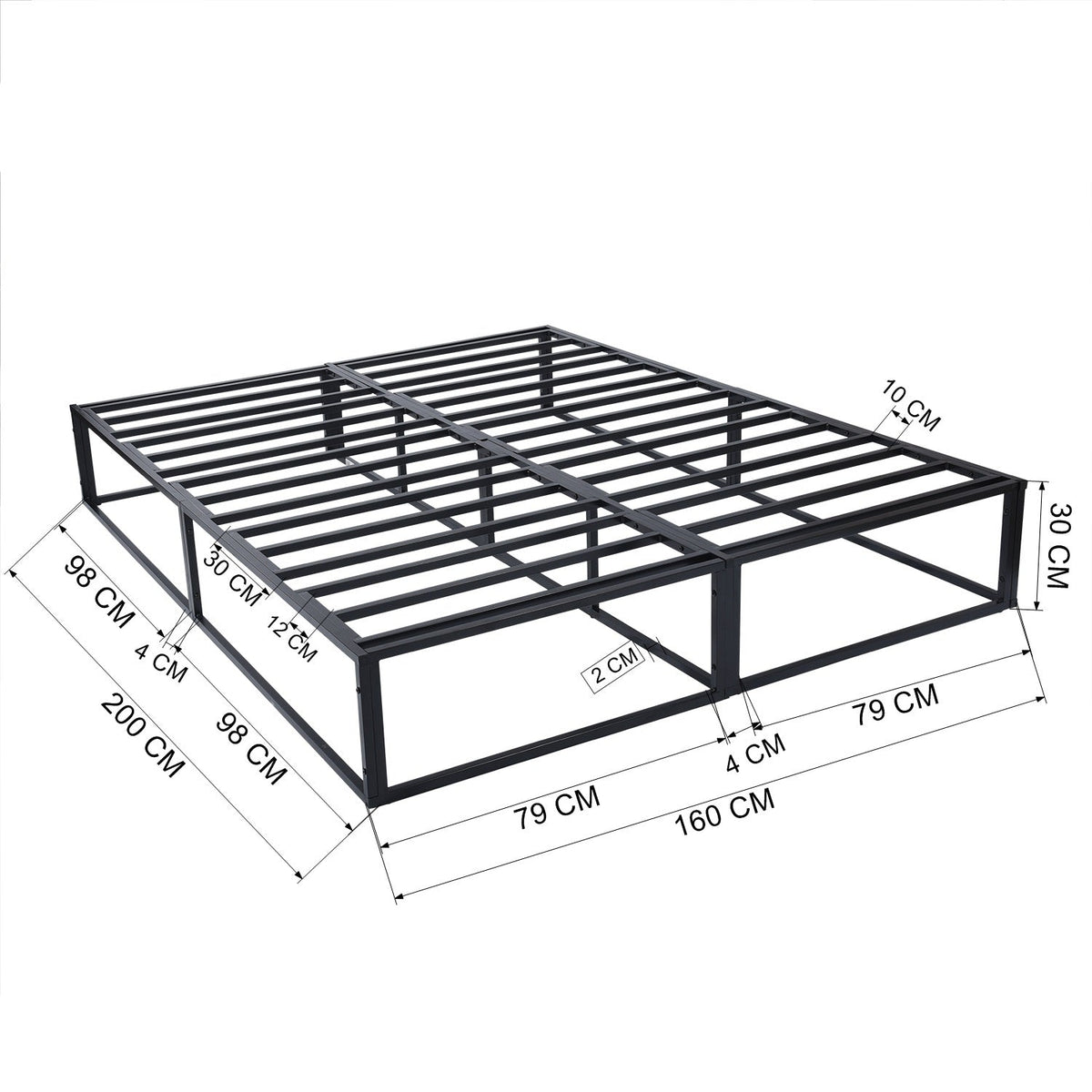 Musel King Size Bed Frame