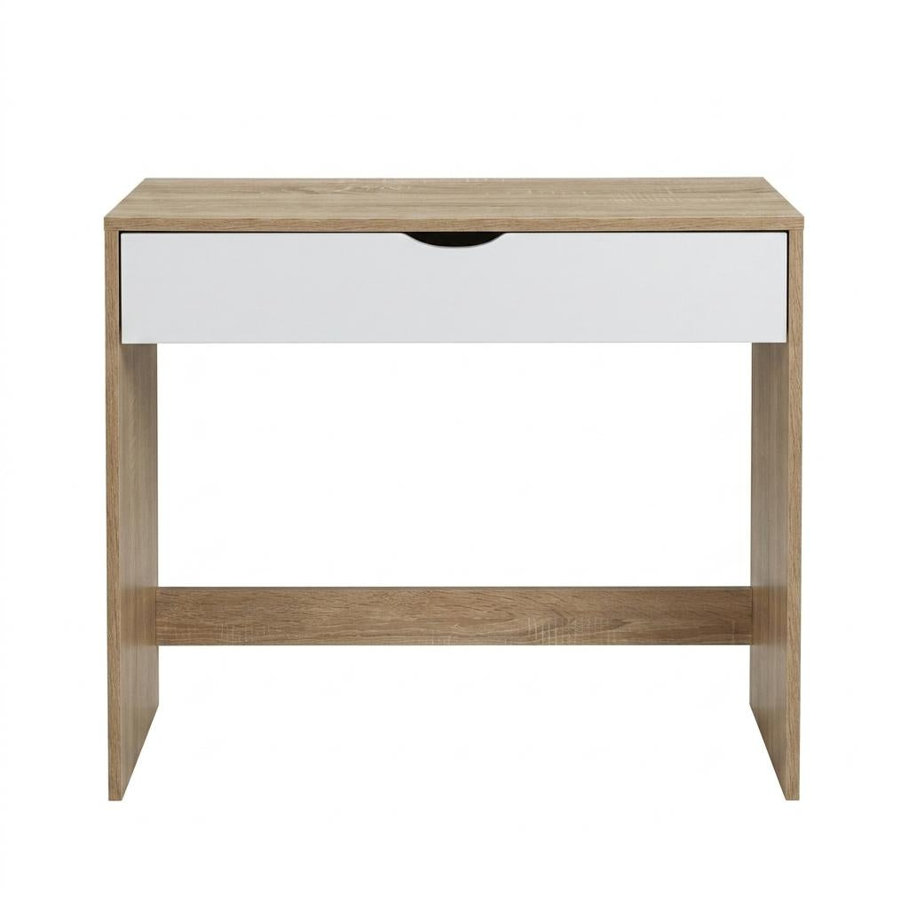 Modern Space-Saving MDF Desk - MUSK OAK