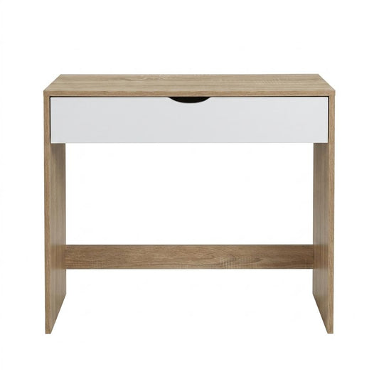 Modern Space-Saving MDF Desk - MUSK OAK