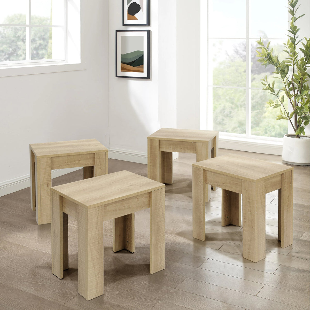 Musk Stool 4Pcs Dining Chairs